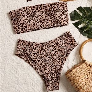 Leopard Print Bikini Set